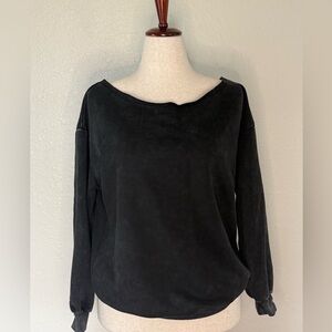 SHEIN Black Sweatshirt for Women